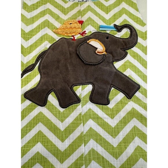mudpie Baby Girls boys Bodysuit Romper Summer Clothes size 12-18M elephant - Picture 2 of 9